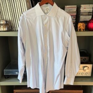 Brooks Brothers Light Blue Striped Dress Shirt
